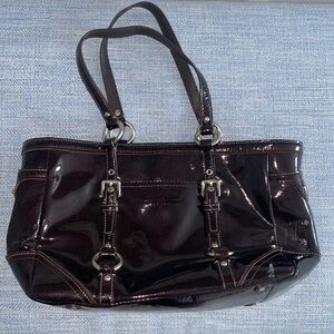 Leather Coach bag